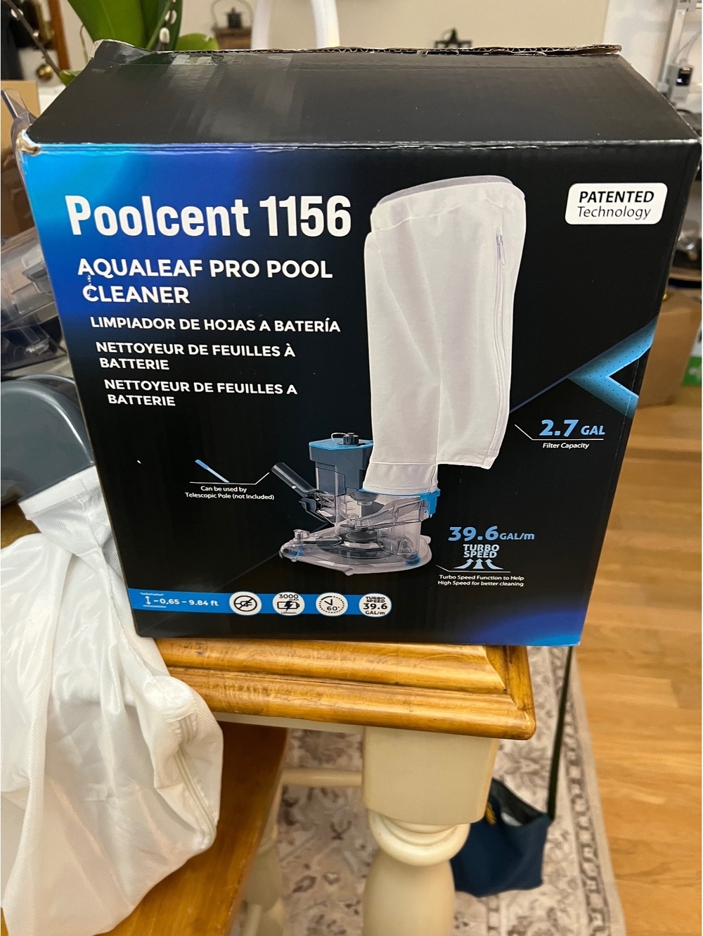 Poolcent 1156 Aqualeaf Pro Pool Cleaner New Open Box